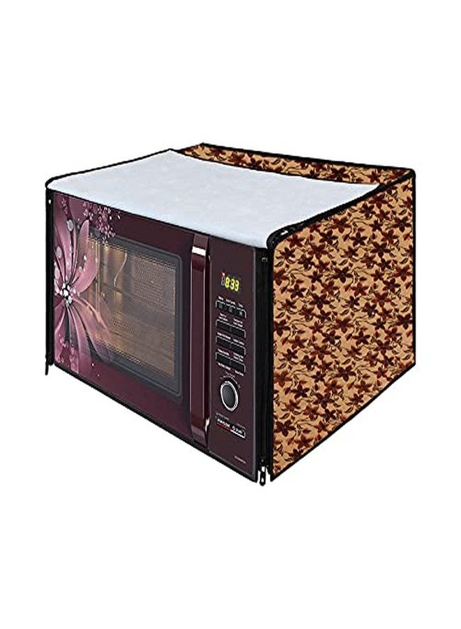 Nitasha Waterproof Dust-Proof Microwave Oven Cover for Godrej Convection 23L GME 723 CF3 PM Red Daisy - Image 4